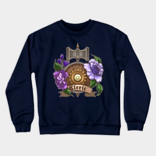 Cleric Class - D&D Class Art for players of DnD tabletop or video games Crewneck Sweatshirt